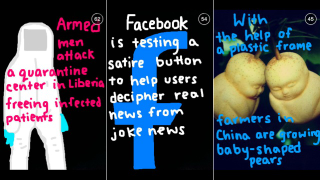 Illustration for article titled Oh God, A Startup Is Snapchatting the News